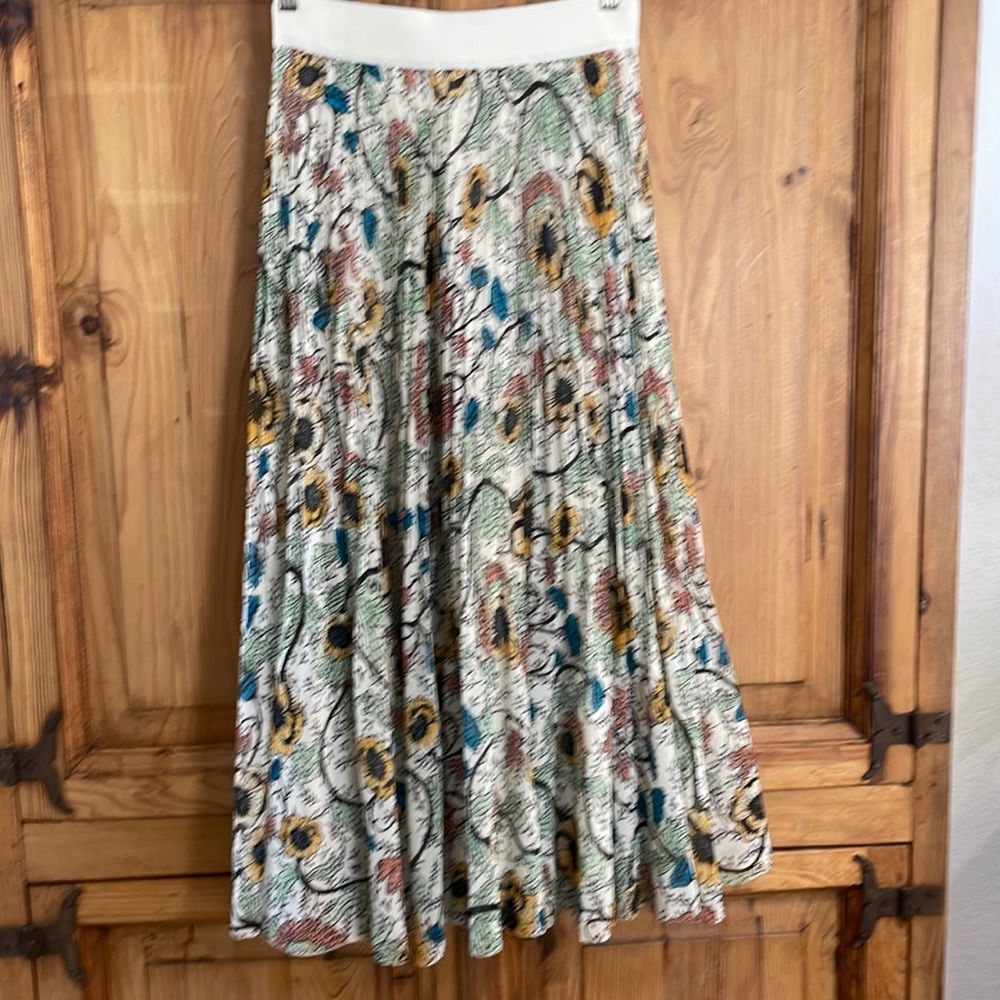 Wilfred Knife Pleat Skirt Sz S